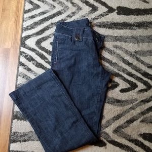 Slacks with jean appearance